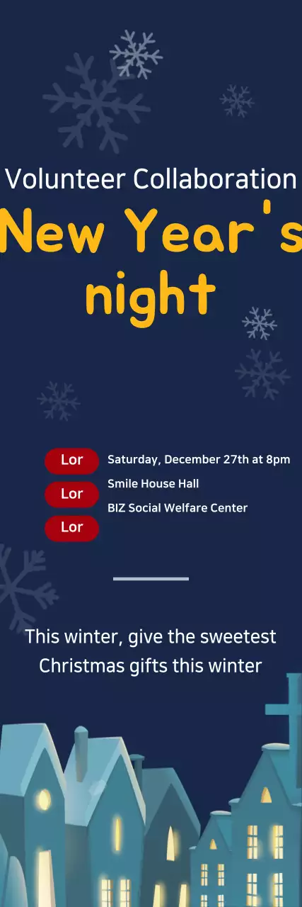 Banner de anúncio de evento tradicional de ano novo da Marinha