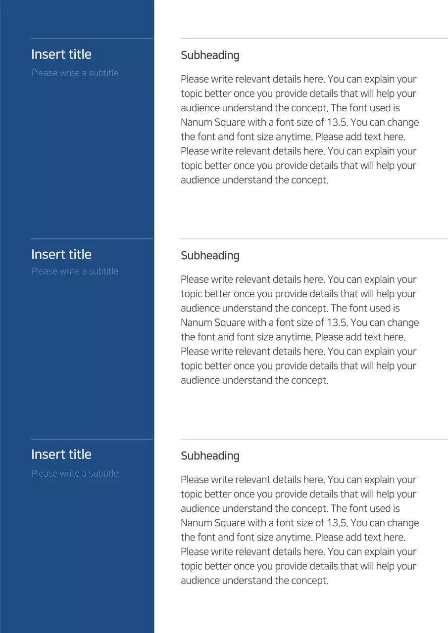 Blue Clean Business Plan Template