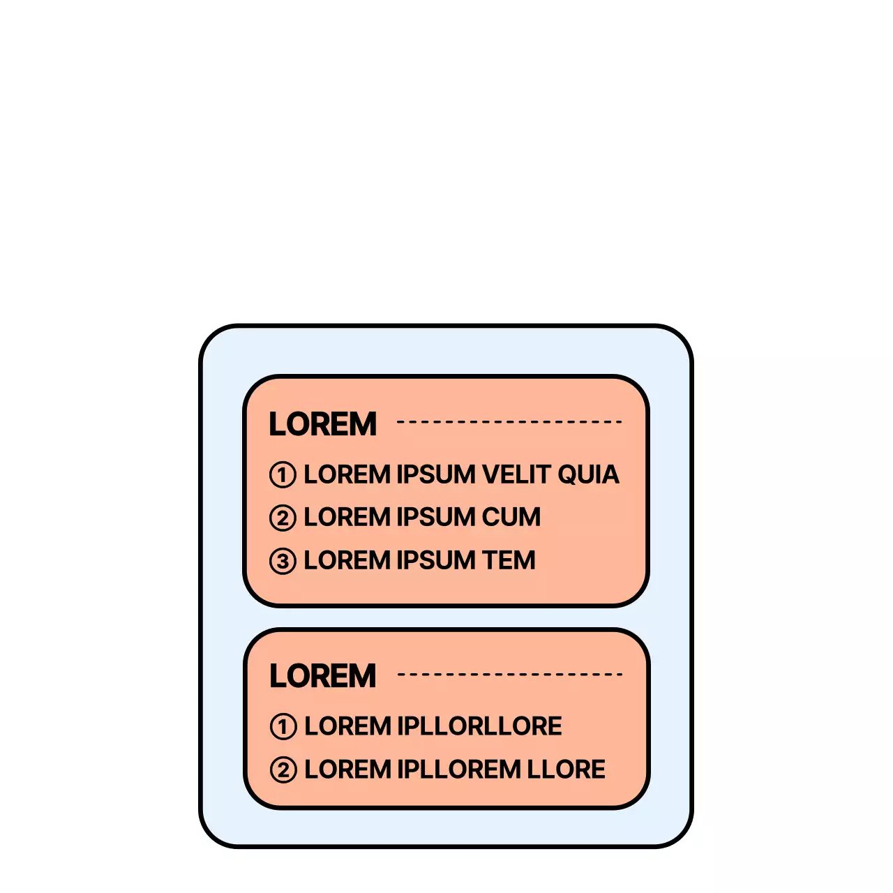 Anúncio de evento de redes sociais em estilo de personagem de cafeteira gira e moderna em vermelho e azul claro