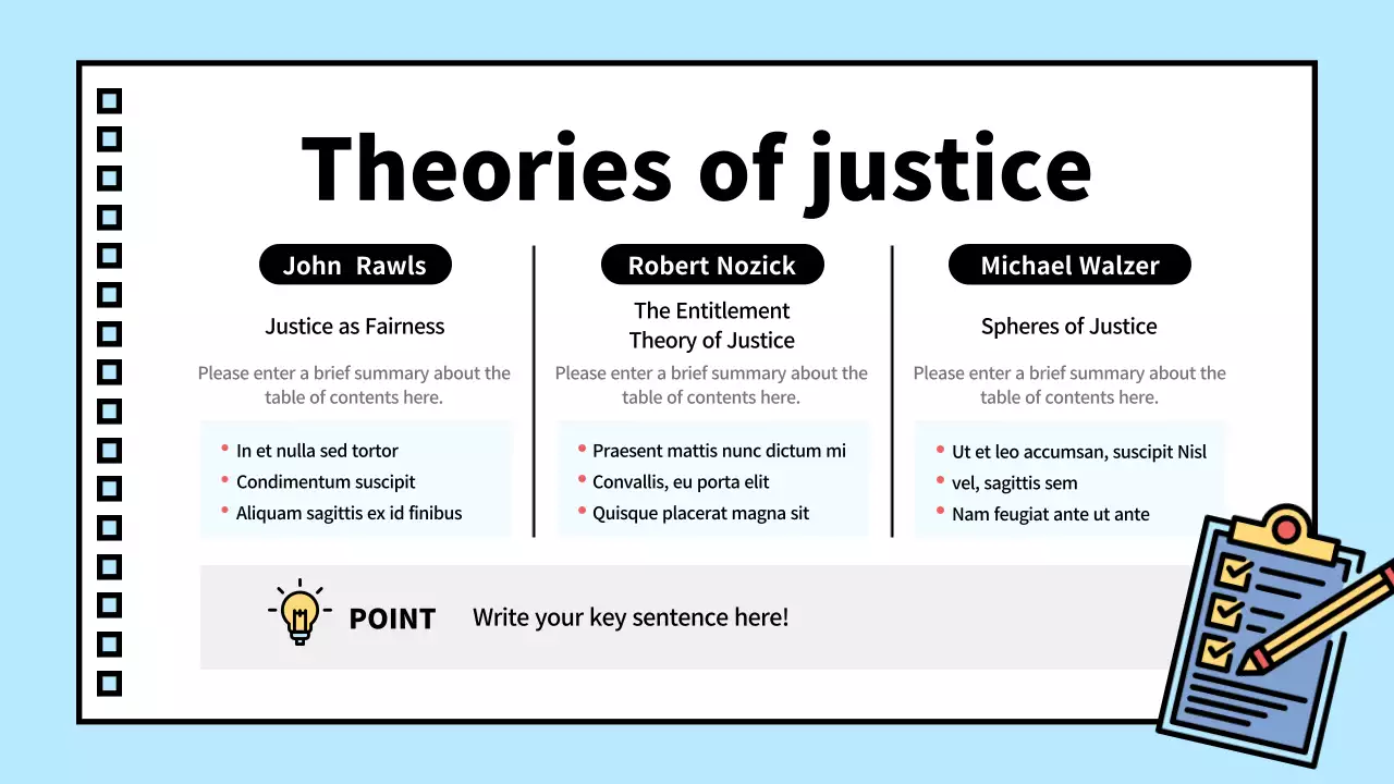 Bright and cute illustrations of life and ethics