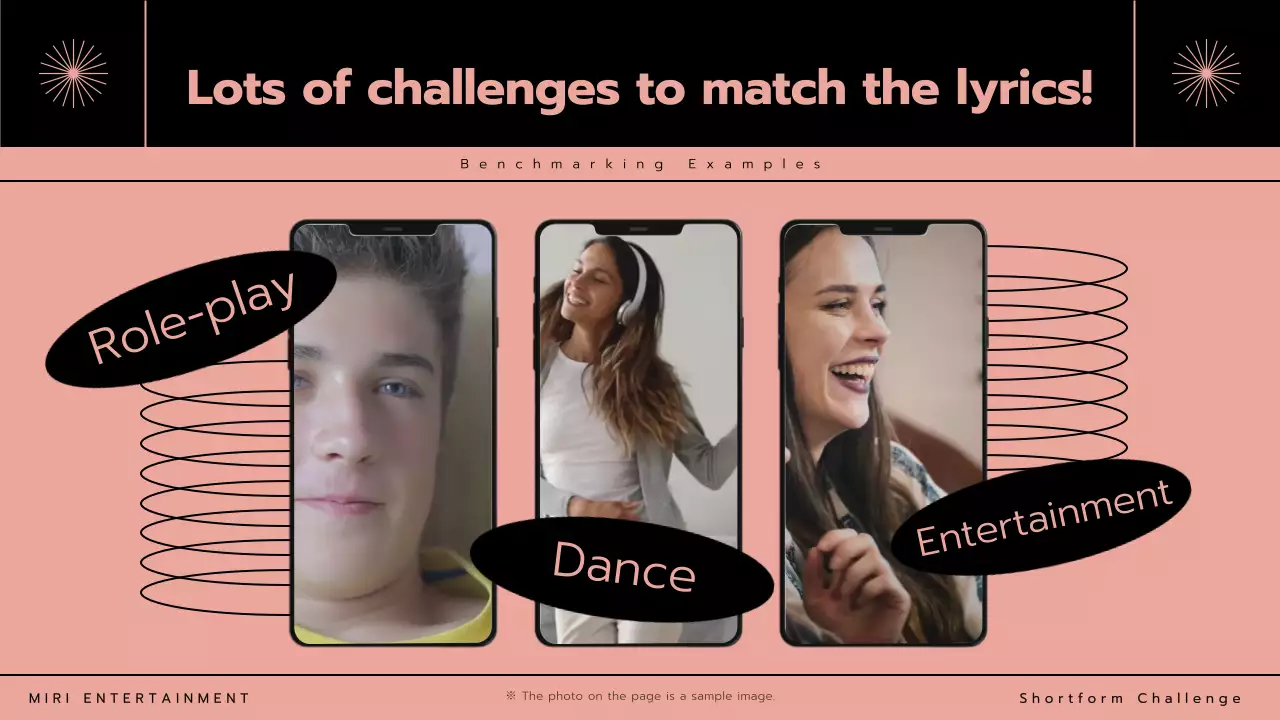 핑크트렌디 뮤직 프로모션 프리젠테이션