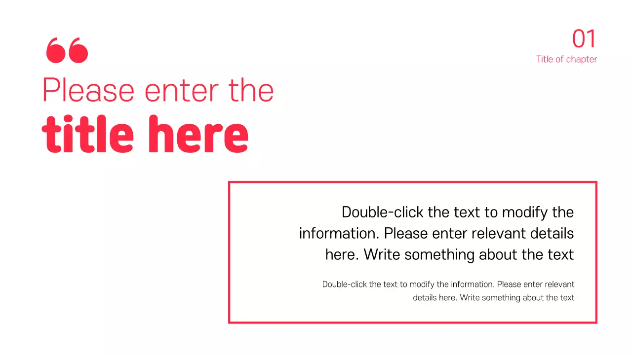 Bài thuyết trình thảo luận về tô sáng văn bản và bố cục ảnh màu đỏ