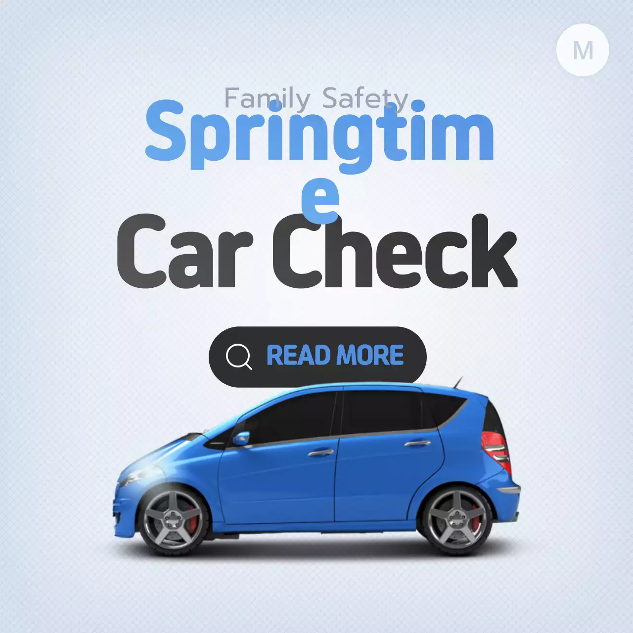 White Modern Car Advertisement Instagram Post