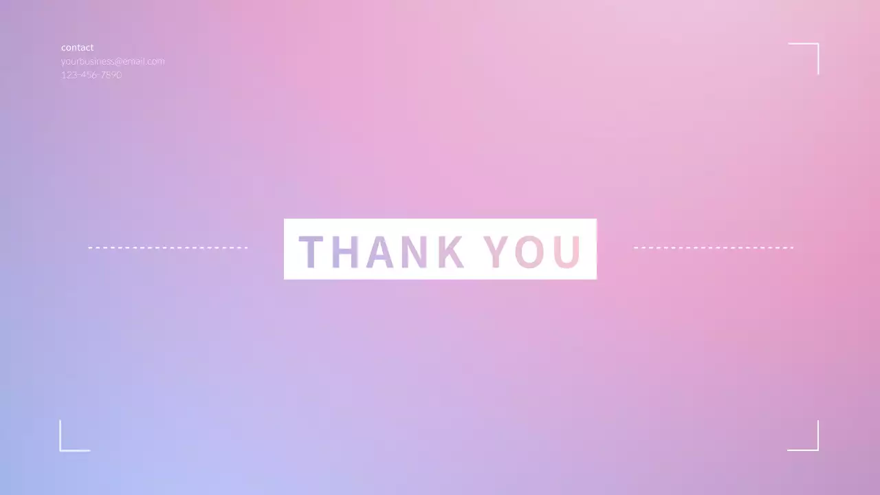 A simple portfolio with a mauve gradient