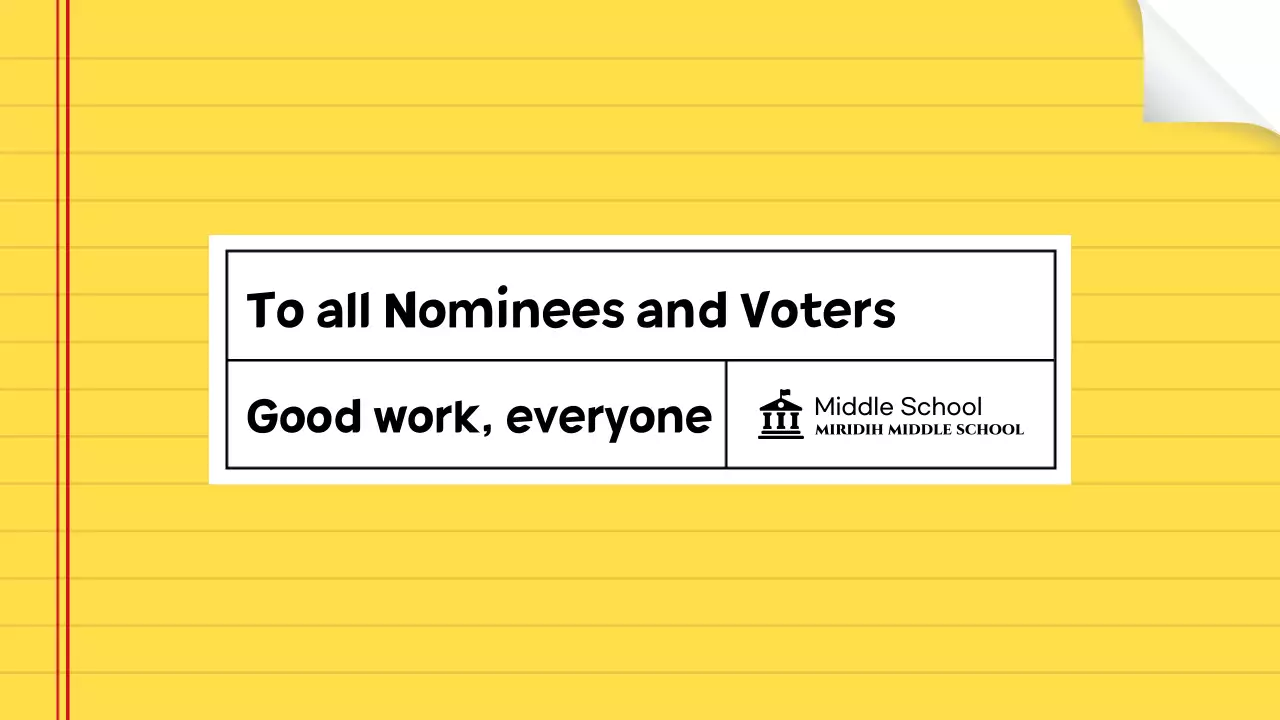 Yellow Simple Elections Announcement Presentation