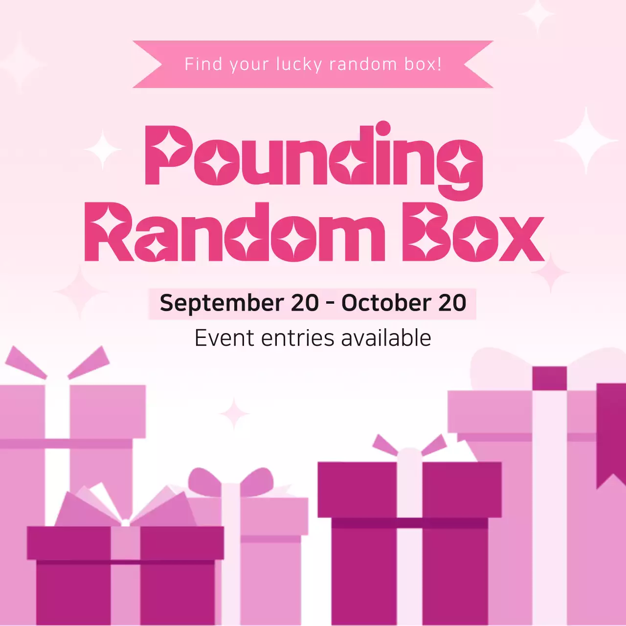 Pink Trendy Event Promotion Social Media Post