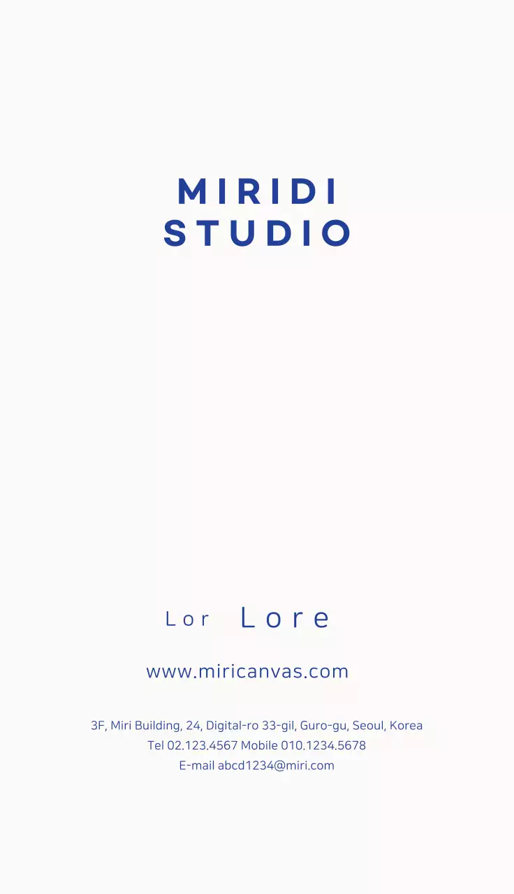 Studio Sederhana Biru