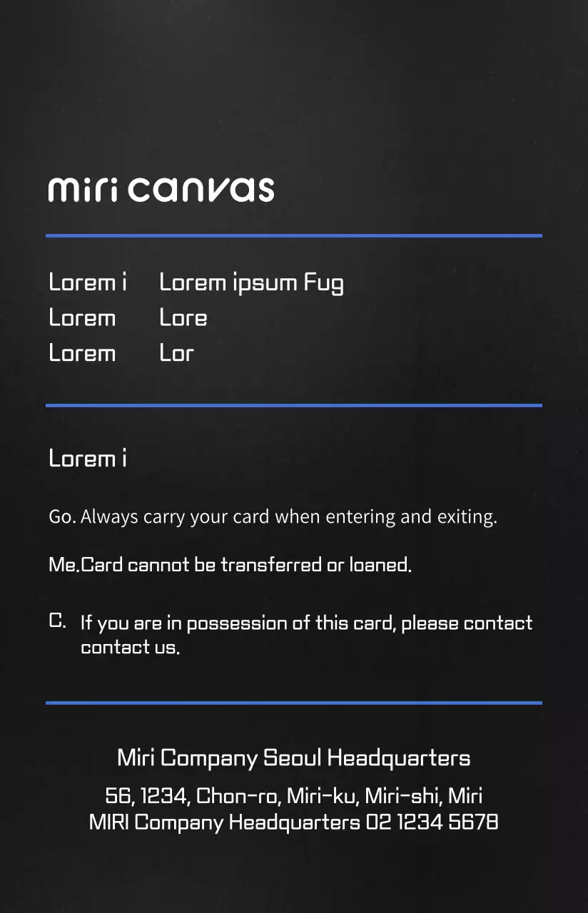 Clean layout style with black and gradients Salesperson profile