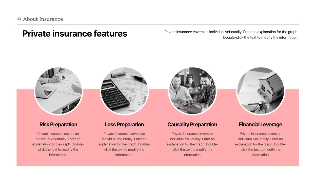 Pink Modern Insurance Presentation