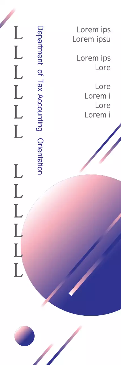 Banner de anúncio de orientação abstrata roxa