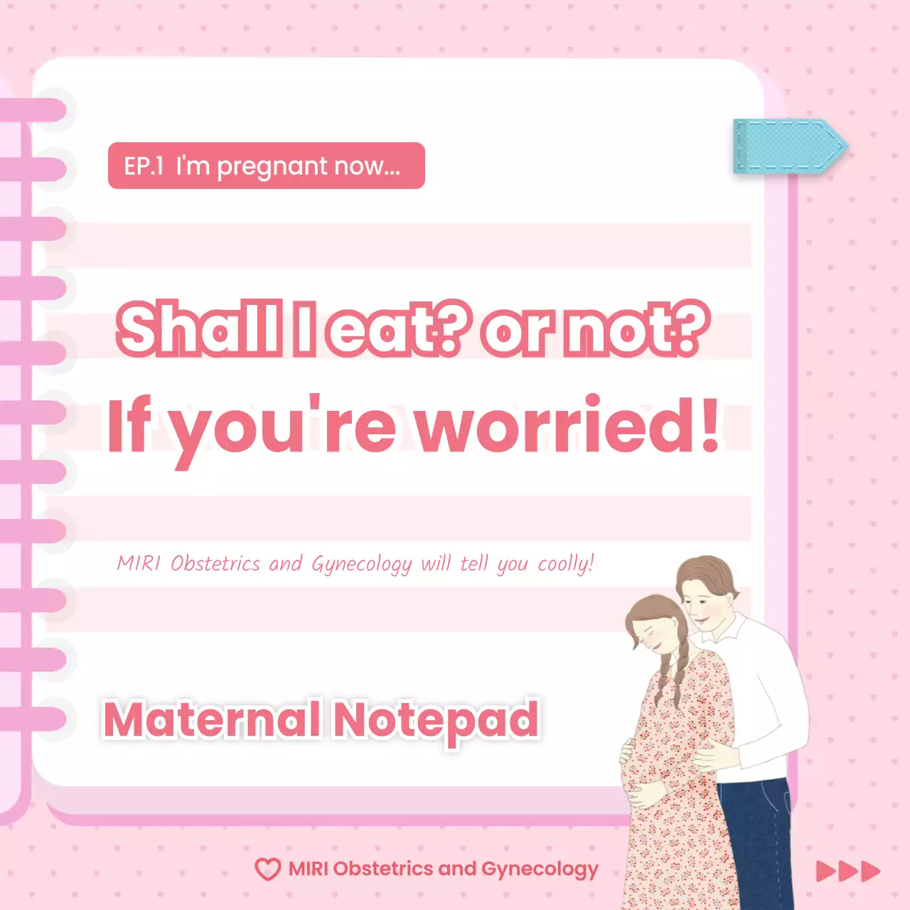 Pink Minimal Pregnancy Guide Instagram Carousel