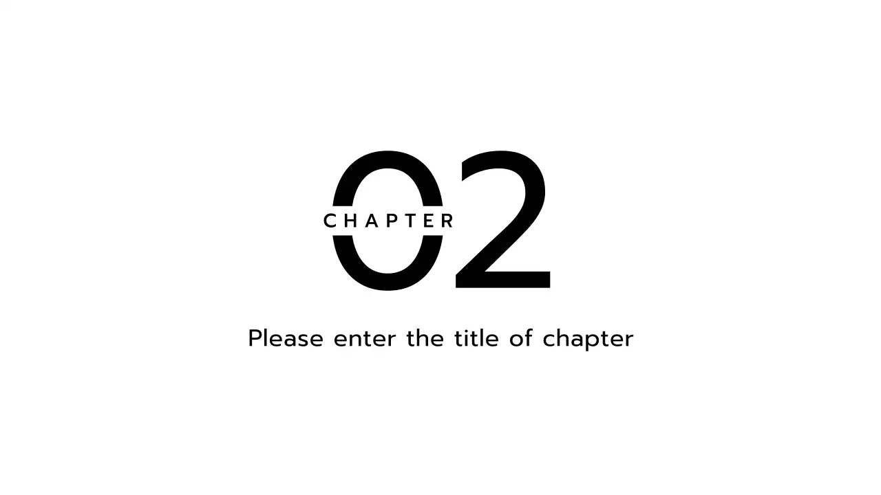 Black and White Presentation