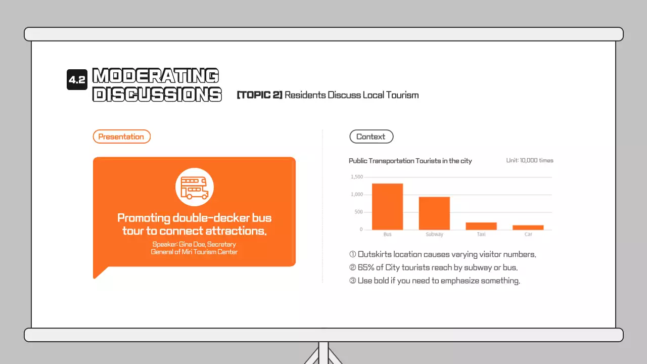 Yellow Modern Community Forum Presentation