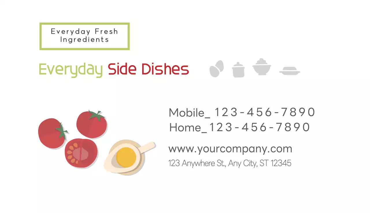 Everyday side dishes