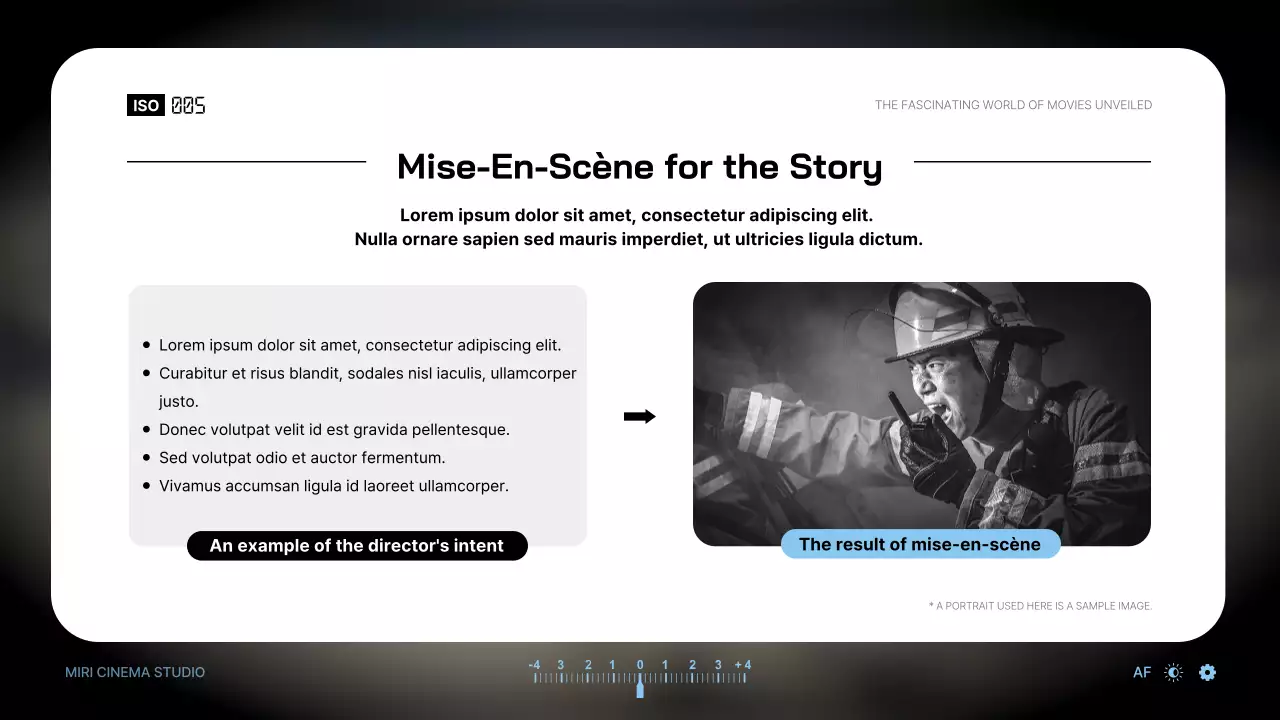Introducing movie terms with the viewfinder theme