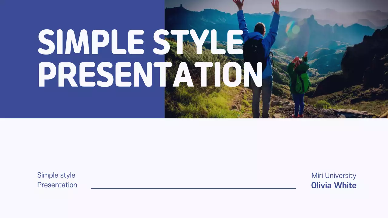 Blue Simple Guide Presentation