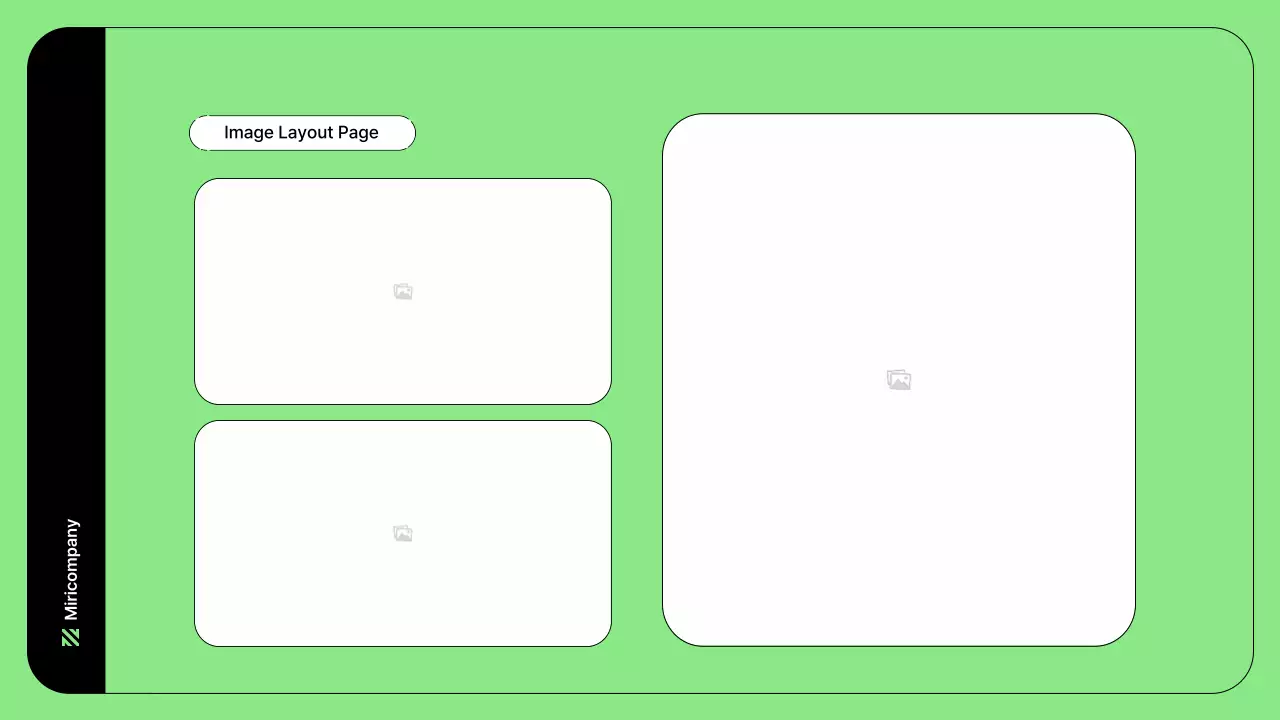 Business illustration with simple lines and green color