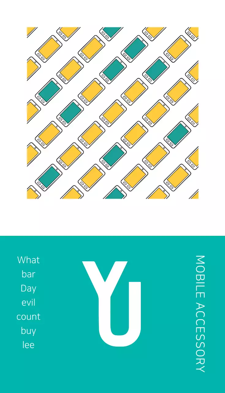 Teal Minimal Mobile Business Card