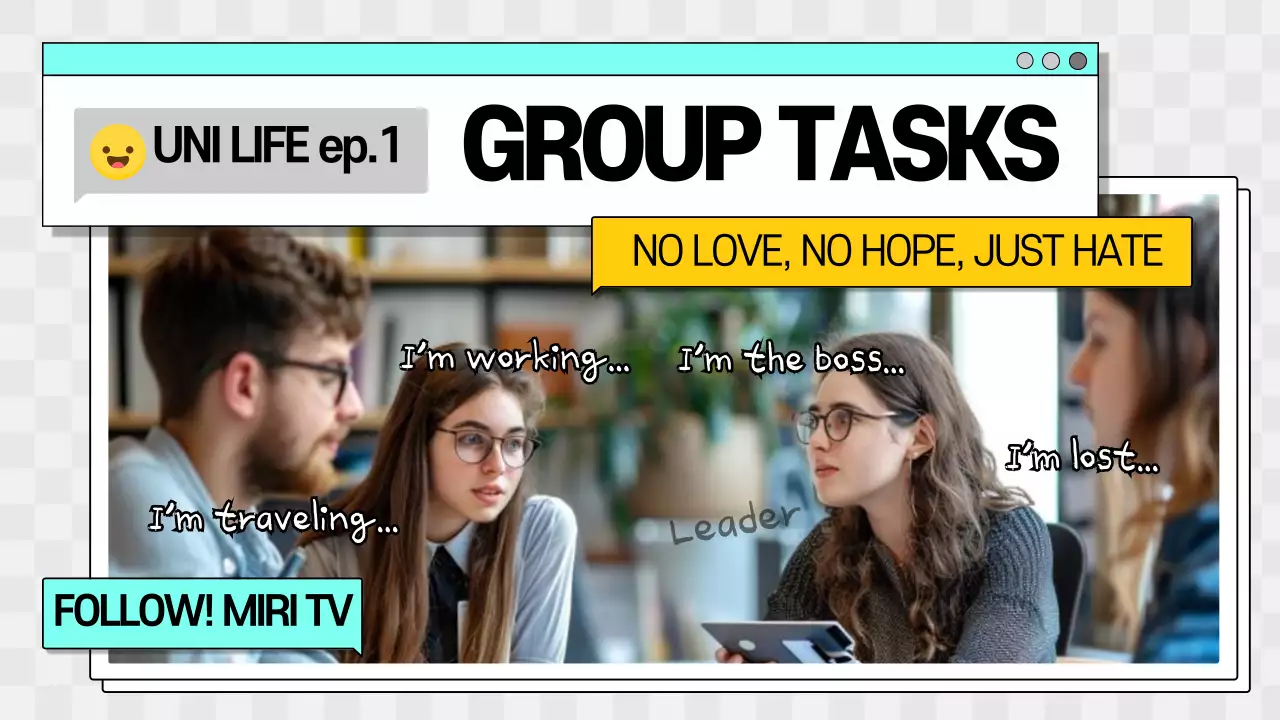 Blue Trendy University Guide YouTube Thumbnail