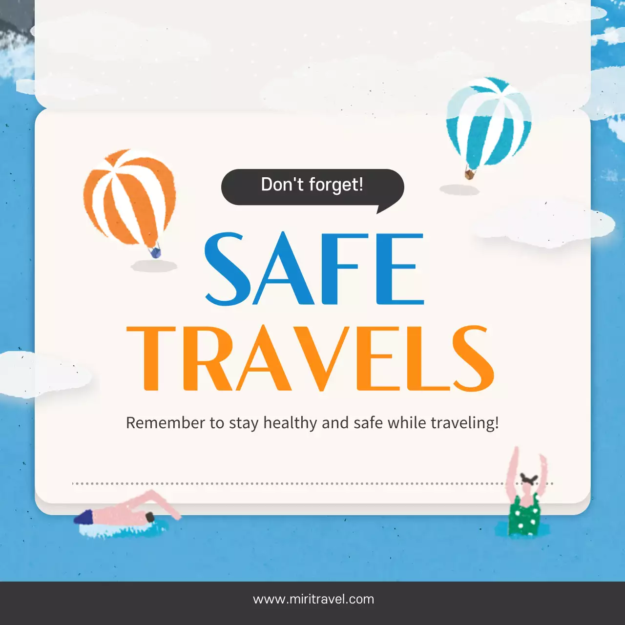 Blue Aesthetic Travel Guide Instagram Carousel