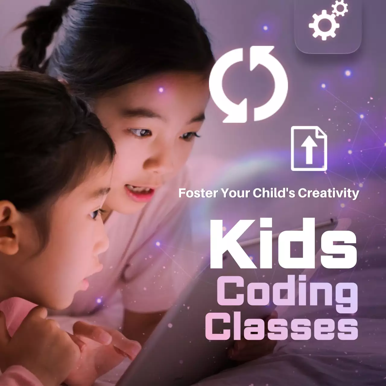 Blue Modern Science Promotion Instagram Post