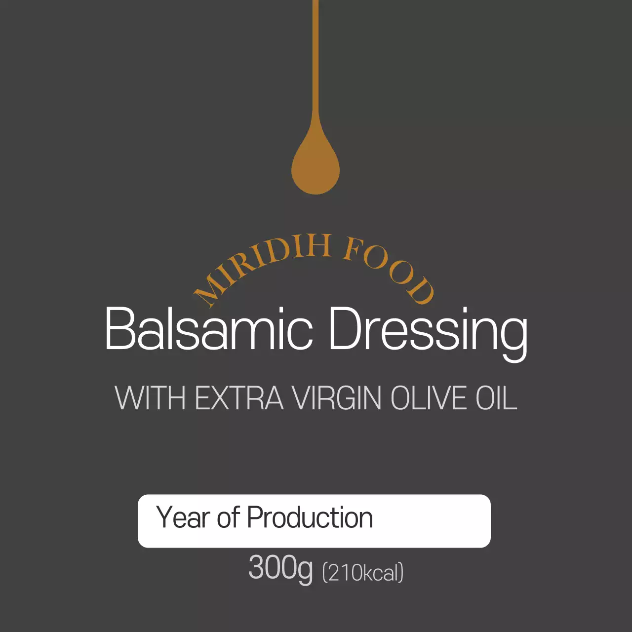 Autocolante de molho balsâmico simples preto