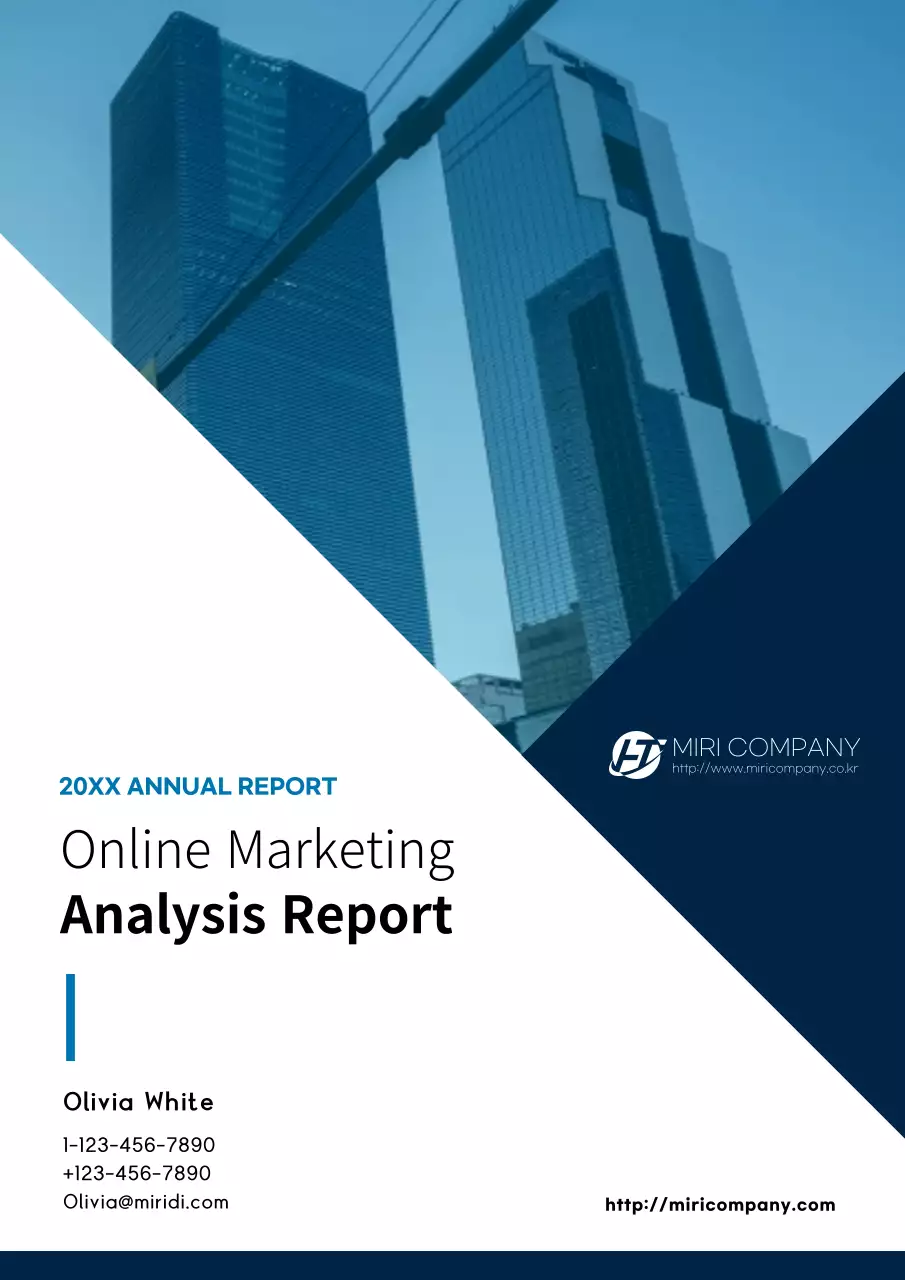 Photorealistic research reports with blue tones