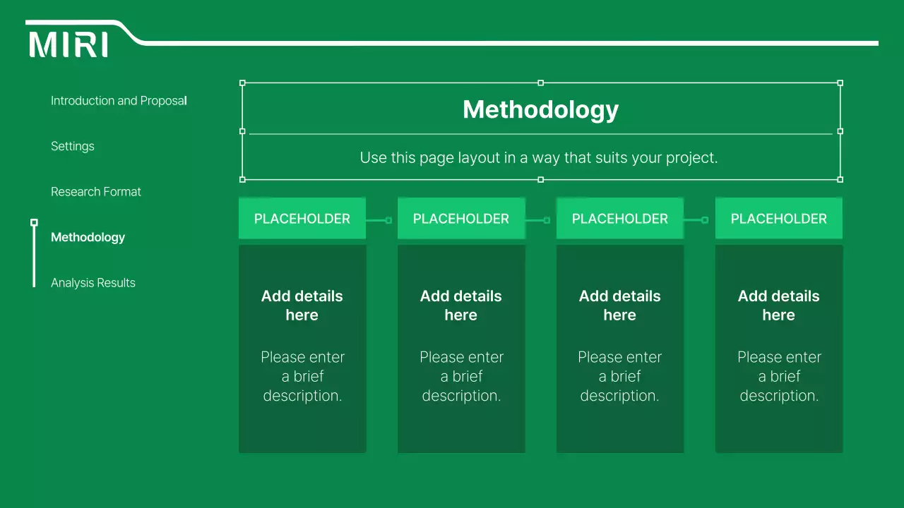 초록색 깔끔한 선 강조의 논문 발표