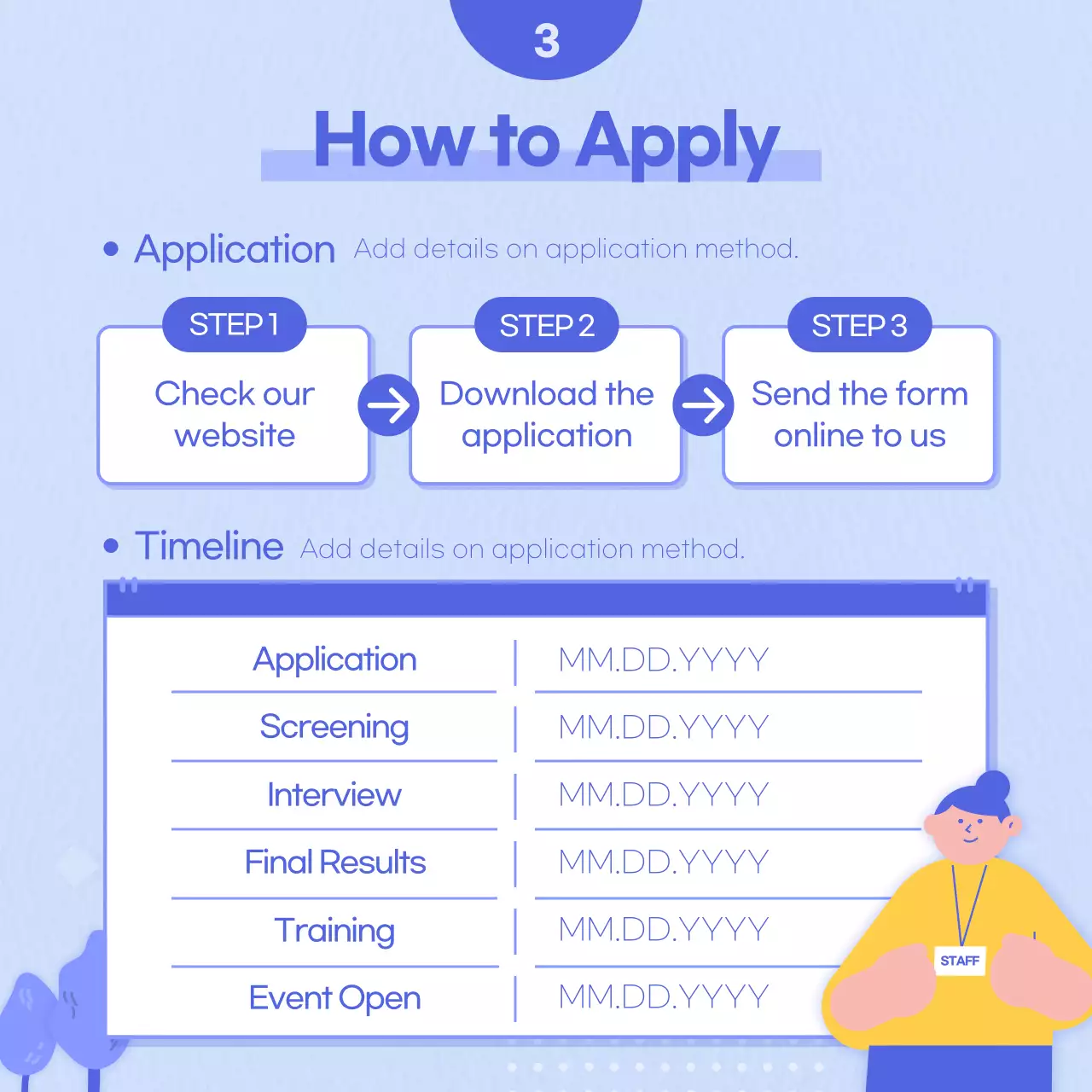 Carrossel do Instagram de recrutamento da Blue Modern Film