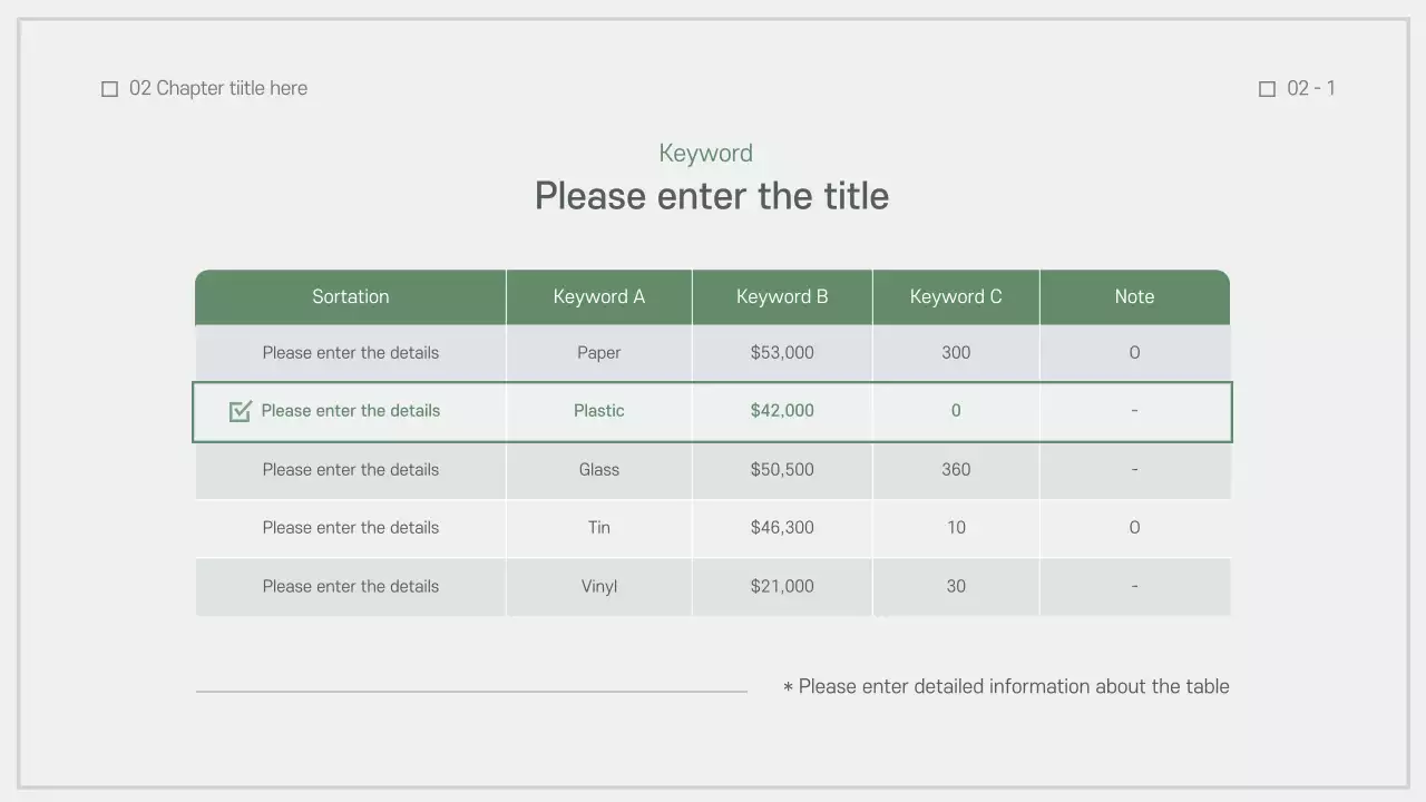 Green Minimal Nature Presentation