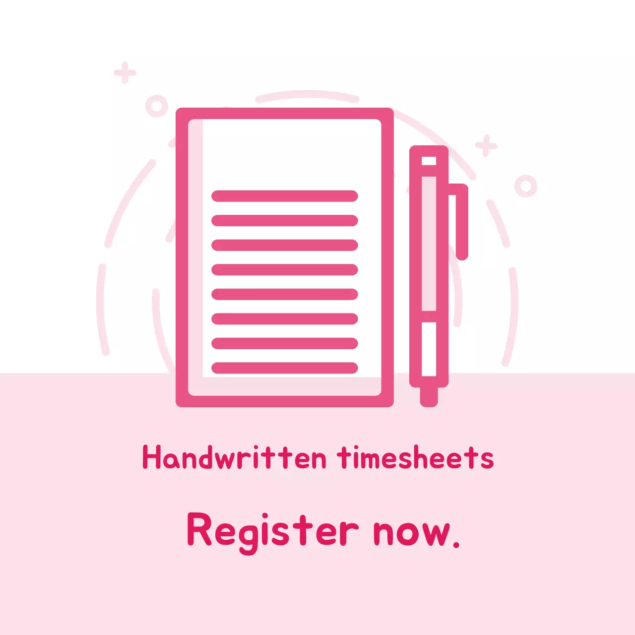 Etiquetas de registo do coronavírus com ilustrações cor-de-rosa