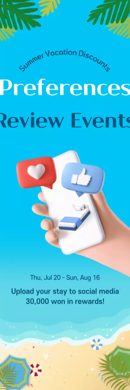 Promote your pension with social media likes on a blue ocean background