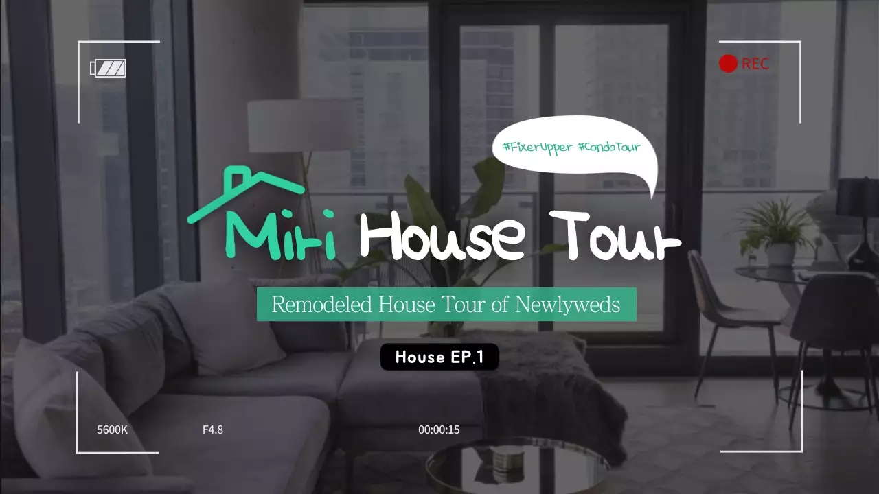 Vlog Rumah Modern Abu-abu di YouTube Thumbnail