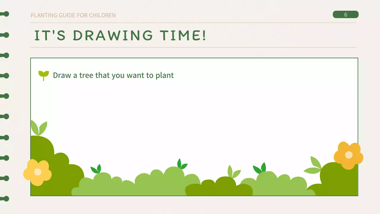 Green Illustrated Arbor Day Activity Sheet