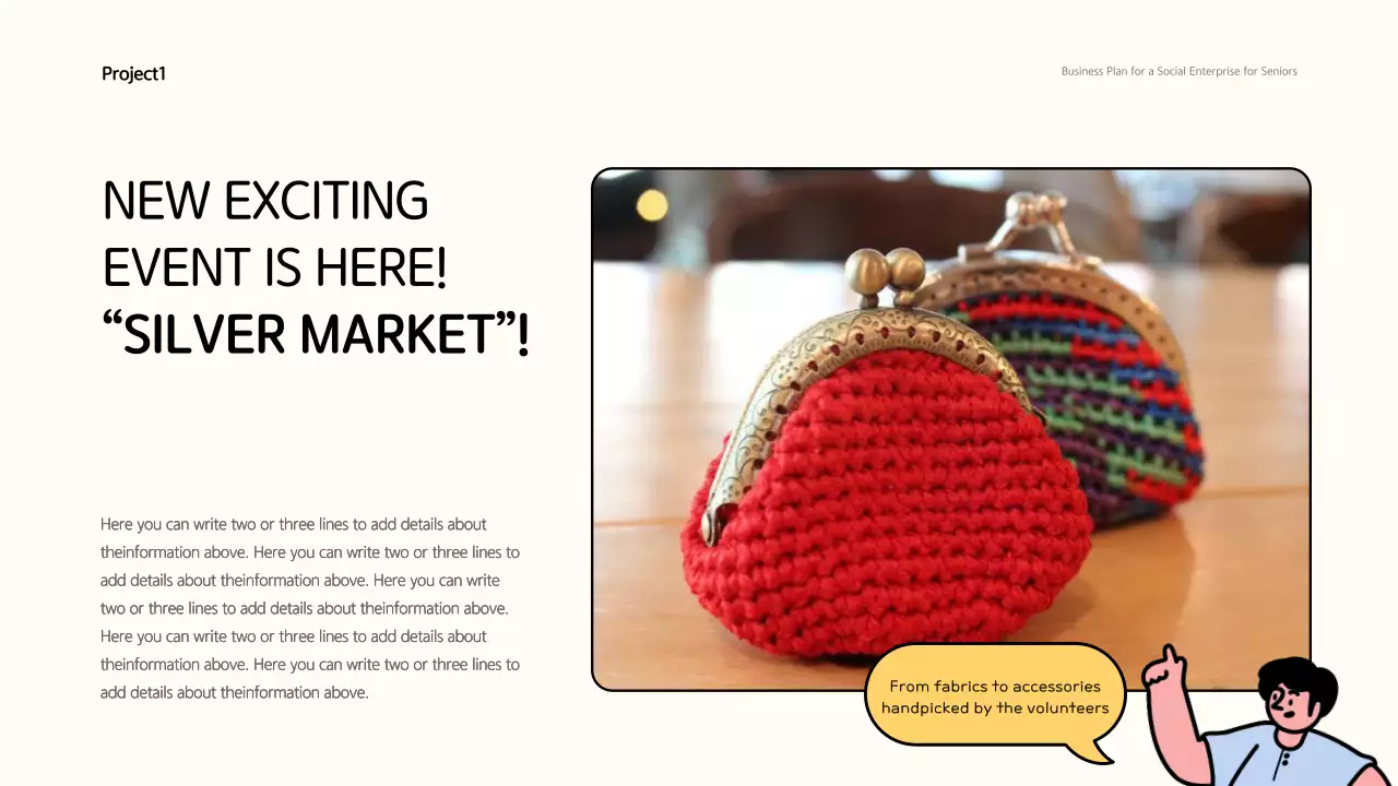 노란색 최소 비즈니스 계획 문서 프레젠테이션