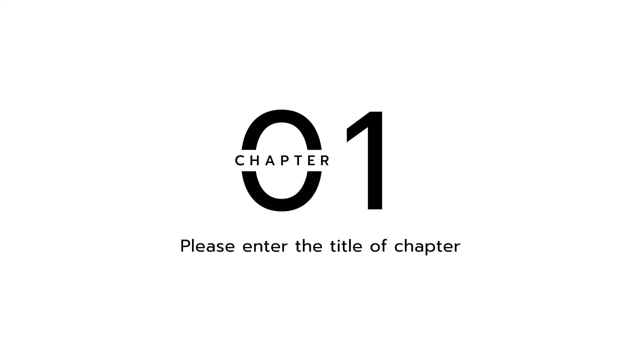 Black and White Presentation