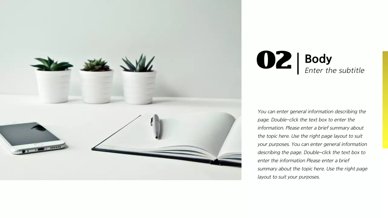 Yellow Modern Cinema Presentation