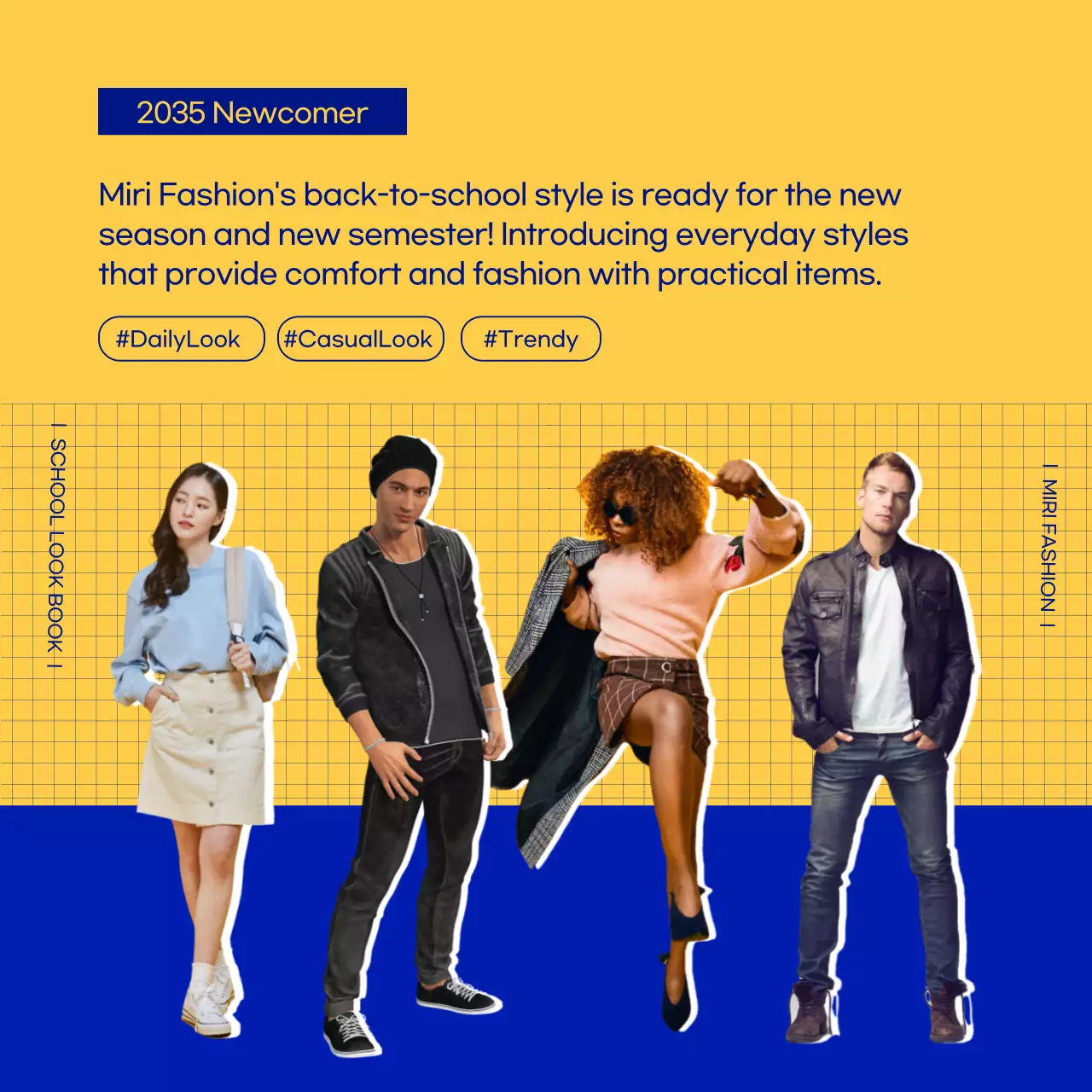 Yellow Trendy Fashion Promotion Instagram Carousel