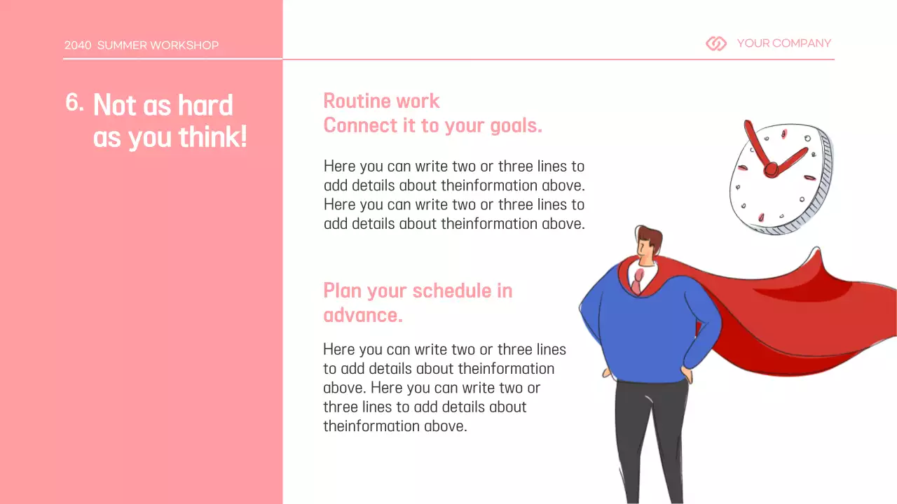 Presentasi Panduan Lokakarya Pink Modern