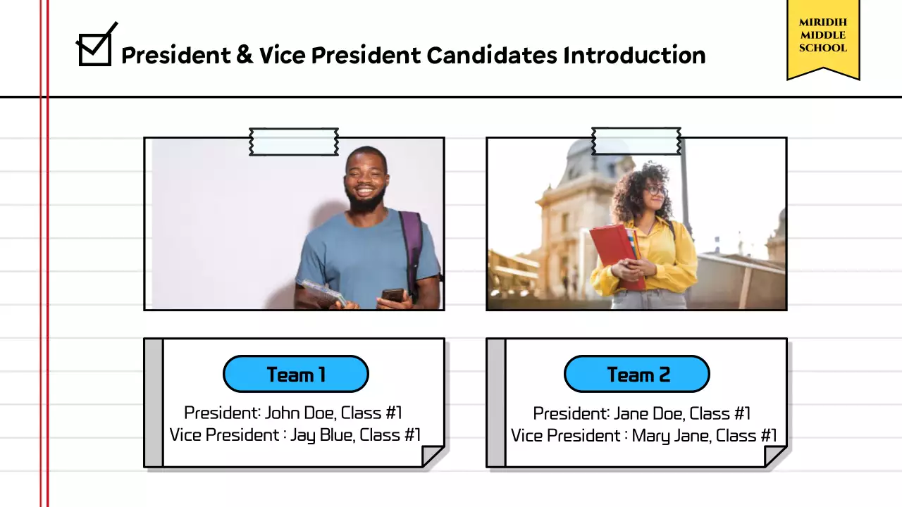 Yellow Simple Elections Announcement Presentation