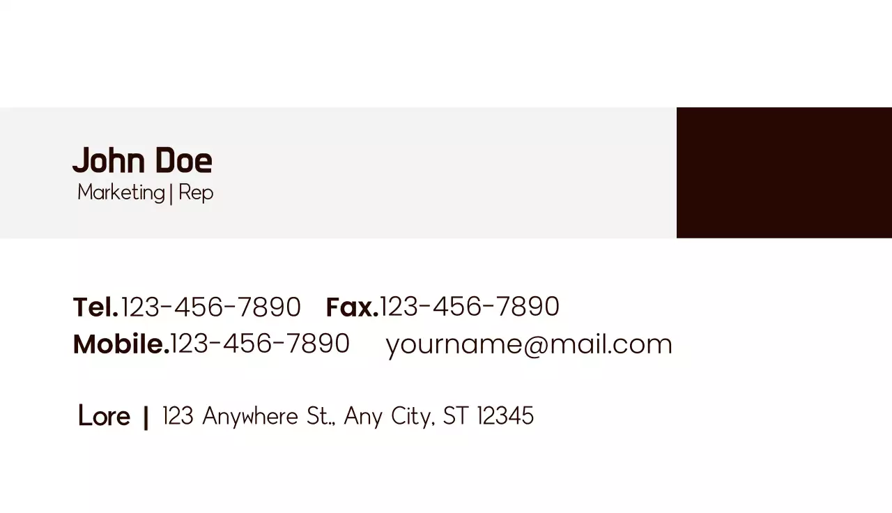 Freelancer business cards