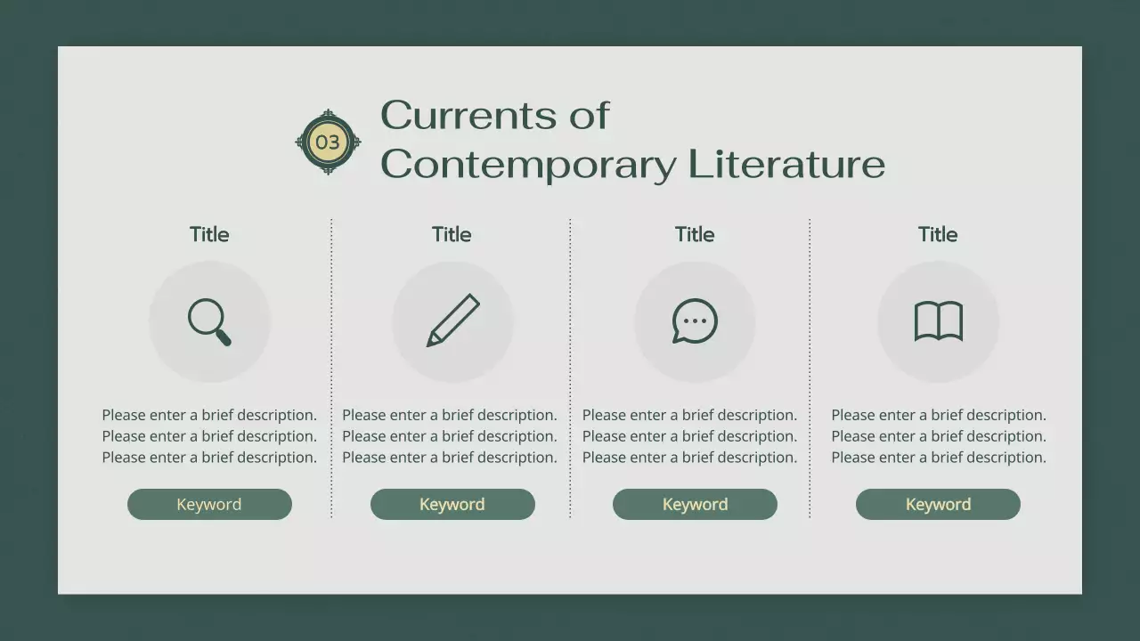 Green Classic Literature Course Presentation