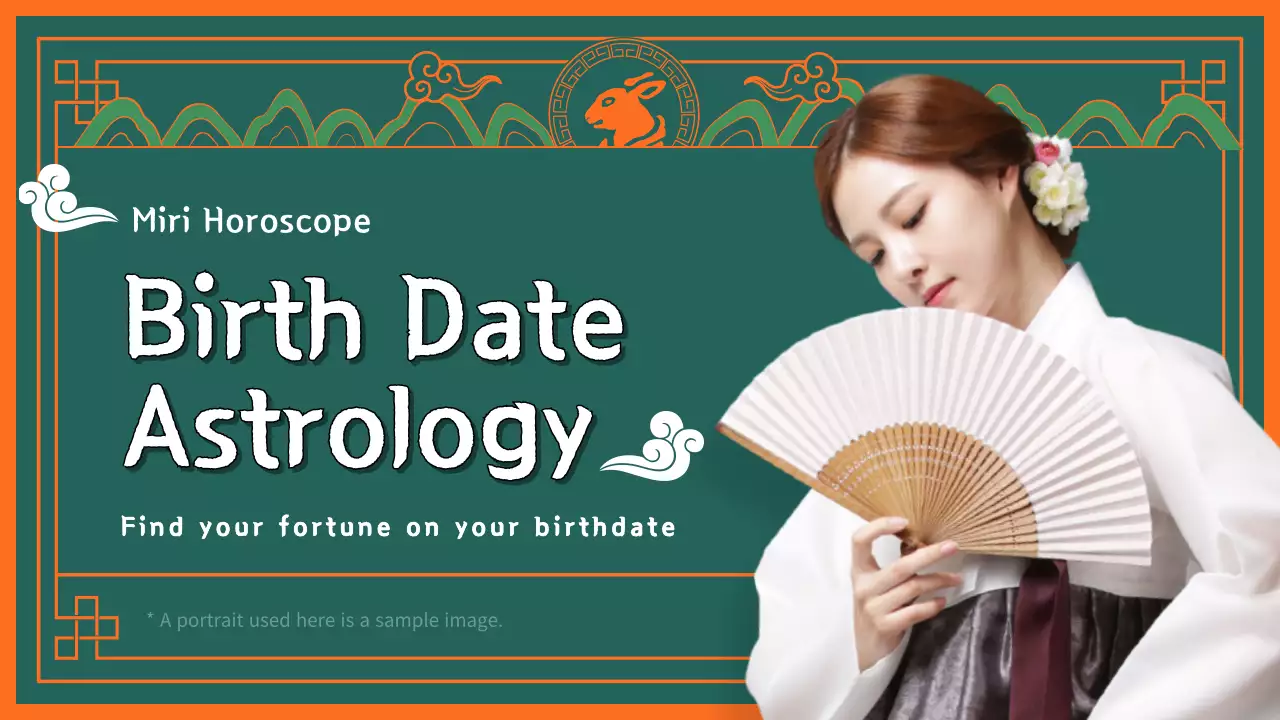 Multicolored green Traditional intense New Year's horoscope