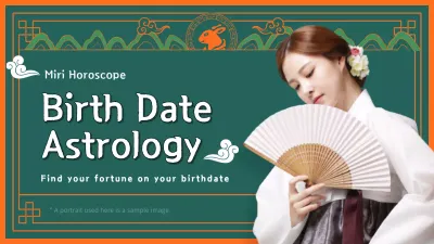 Multicolored green Traditional intense New Year's horoscope