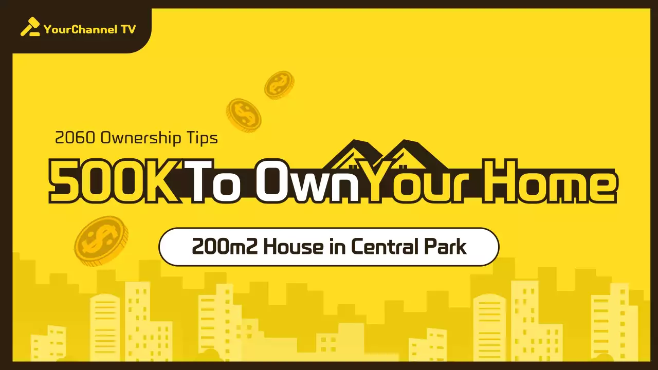 Yellow Modern Home Promotion YouTube Thumbnail