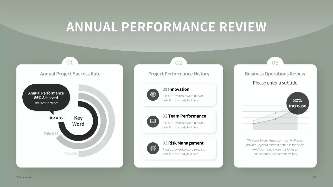 Green Modern Health Report Presentation