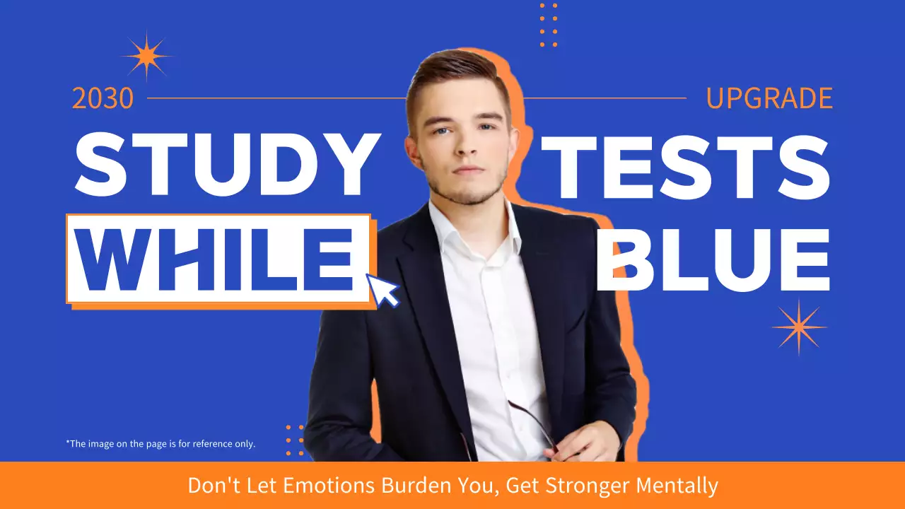 Blue Modern Study Guide YouTube Thumbnail