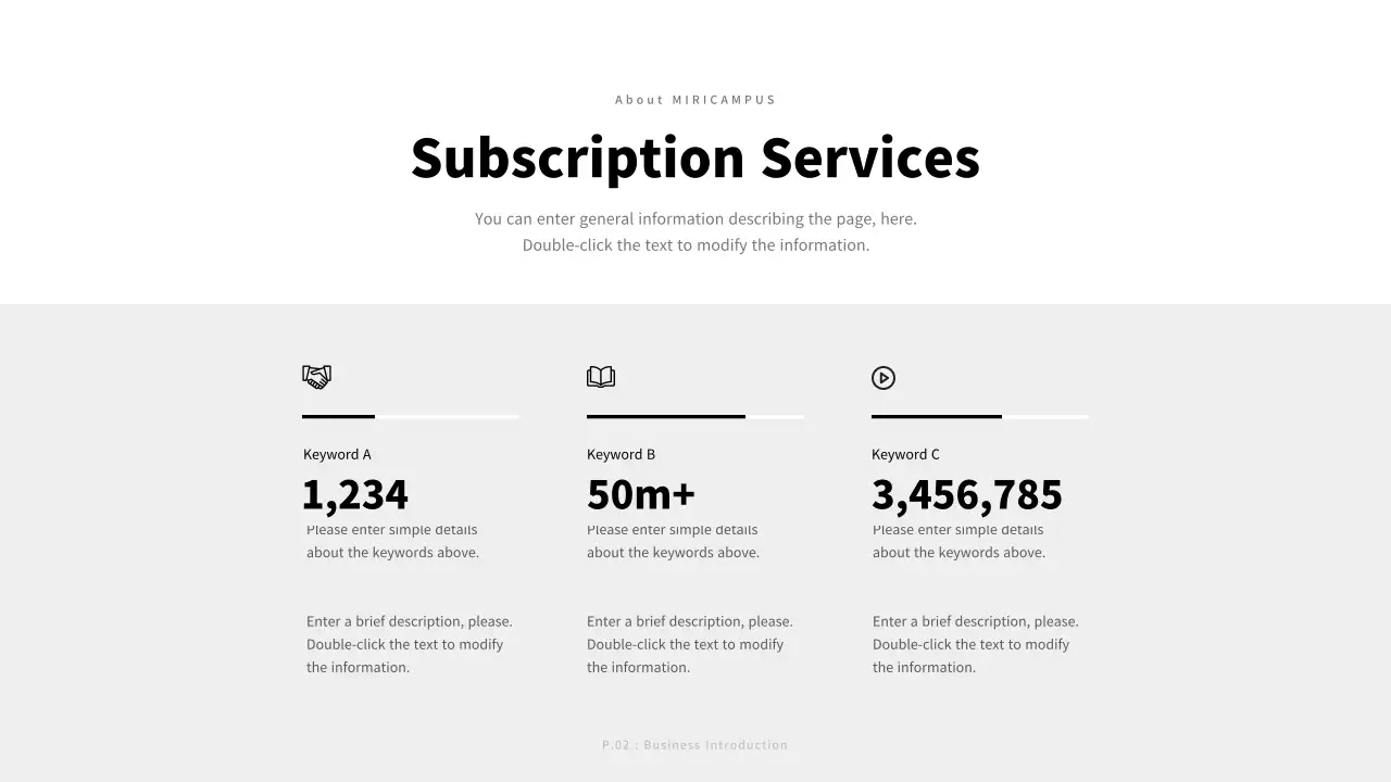 Business plan for businesses with gray tones
