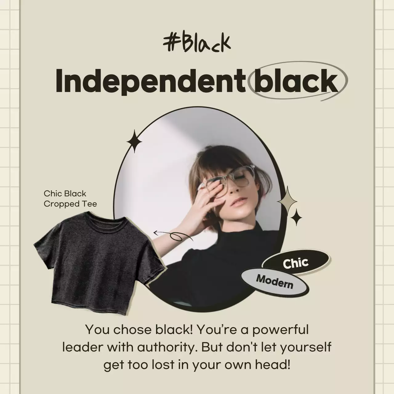 A psychological test of orange and beige t-shirt colors