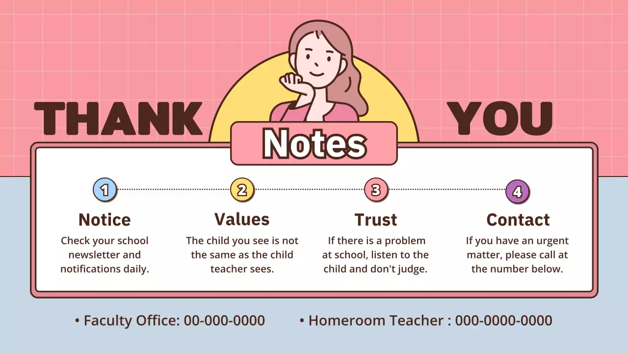 Pink Simple School Guide Presentation